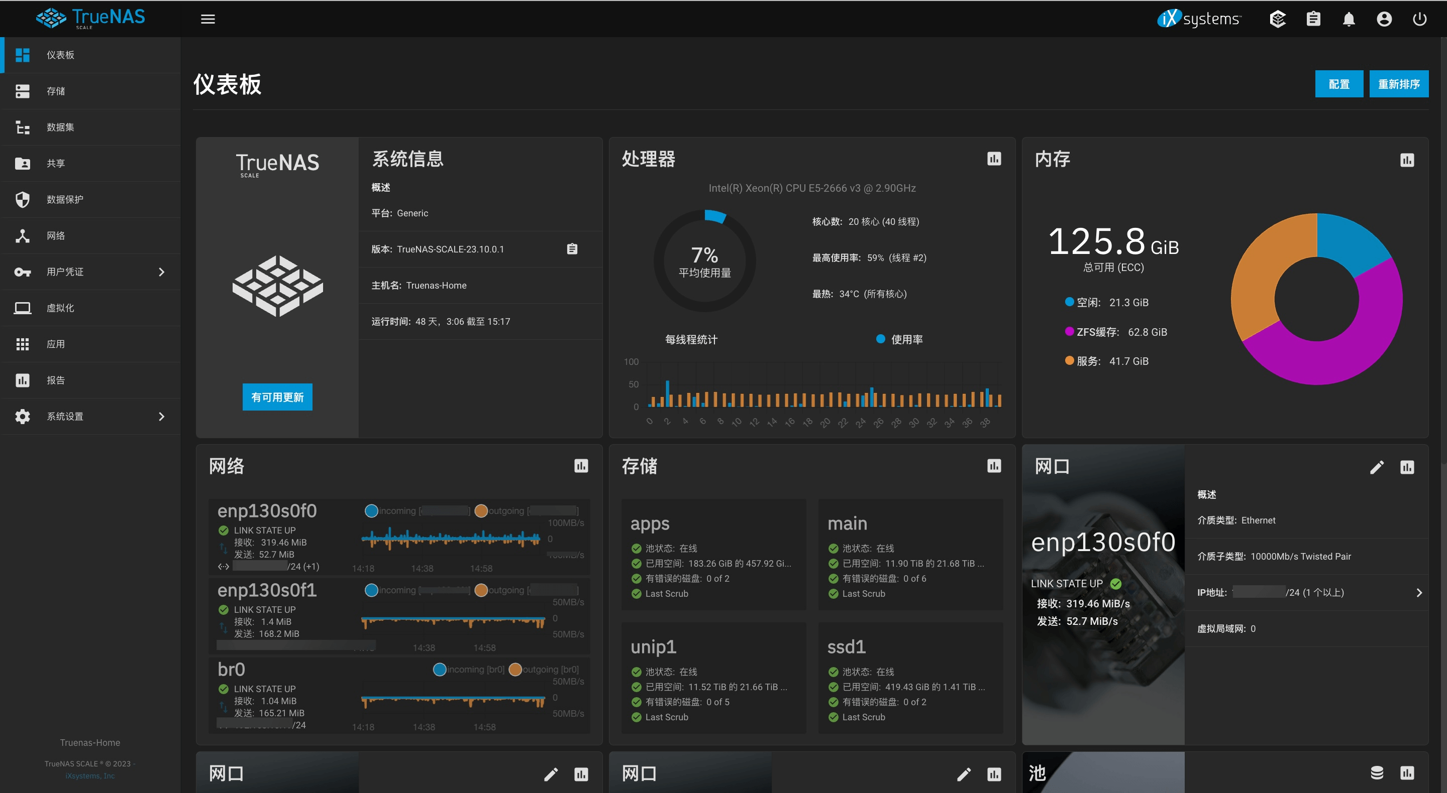 truenas-dashboard